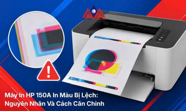 Máy In HP 150A In Màu Bị Lệch